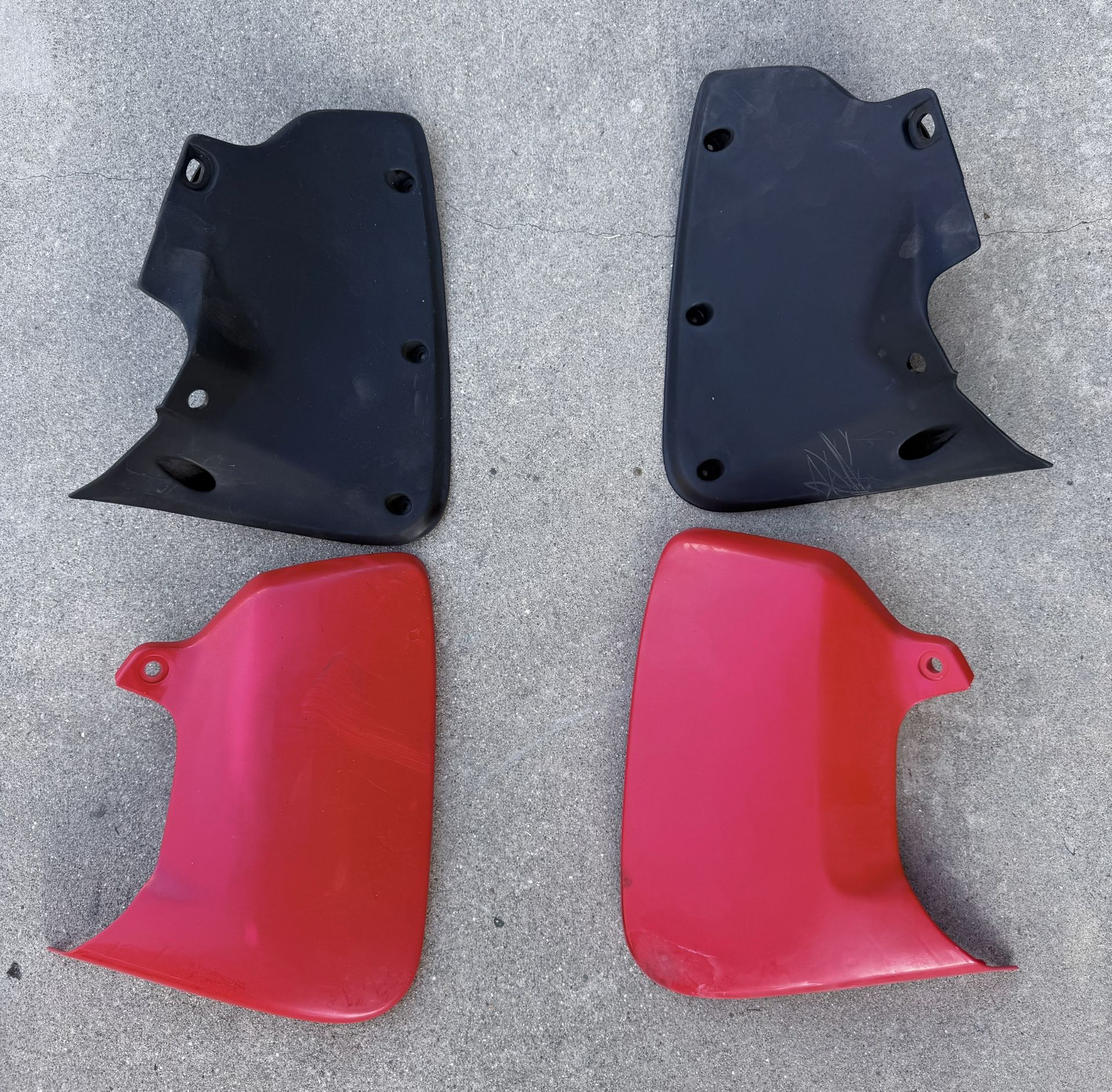 Honda XR650L Fuel Tank Shroud Wings