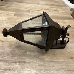 Iron Outdoor Wall Lantern Light 