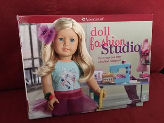 American girl doll fashion studio set new