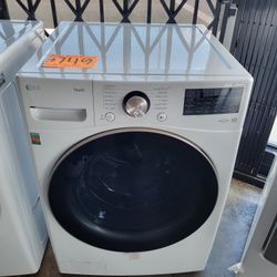 New LG ThinQ Front Load Washer 4.5 Cubic Feet 