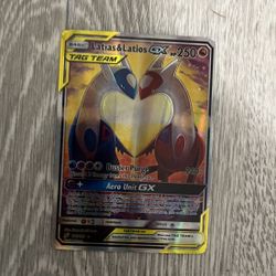 Pokémon Latias & Latios GX TAG TEAM Ultra Rare Full Art Sm-Team Up 170/181 250 ...