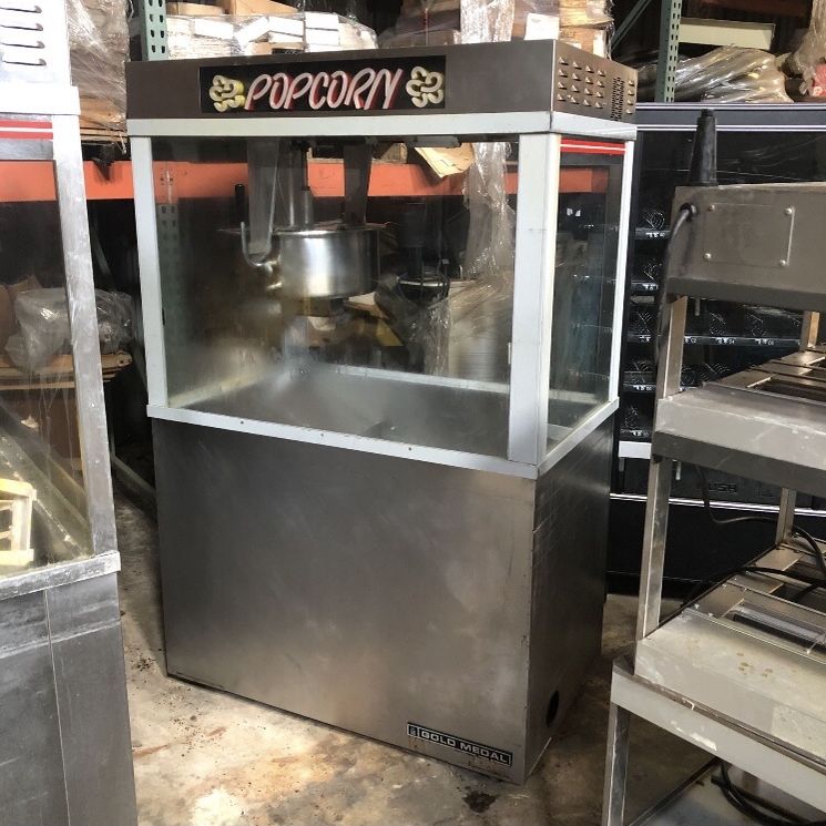 Used commercial best sale popcorn machine