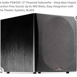 Like new! Polk Audio PSW 505 Subwoofer 12” - 2 Available ($400 Each)
