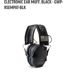 Walker patriotic shooting muffs