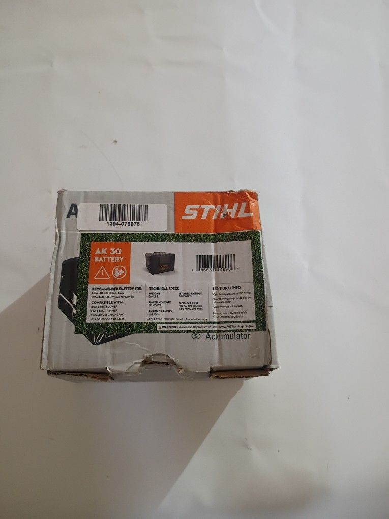 Stihl Ak 30 battery 