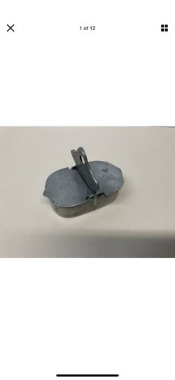 Vintage Pewter Salt Pepper Fein 95% Zinn Salz Pfeffer Pinch Trinket 3.5” stash