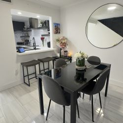 Dining Room Table Set With 4 Chairs 