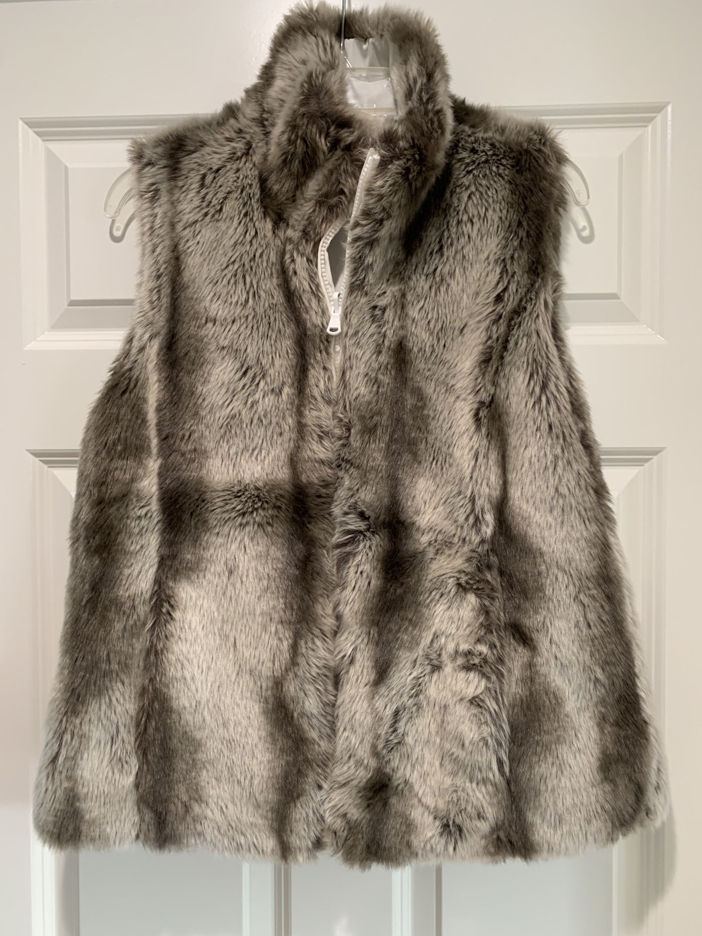 Faux fur vest