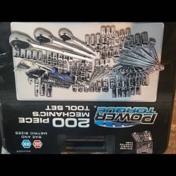 Power torque 200 online piece mechanics tool set