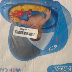 Baby Pool Float W/ Canopy