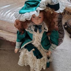 Vintage Porcelain Doll