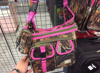 E-Z tote pink expandable hunting shoulder bag