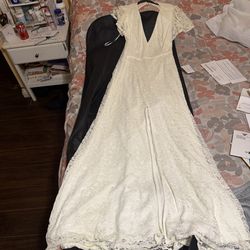 White/ivory dress