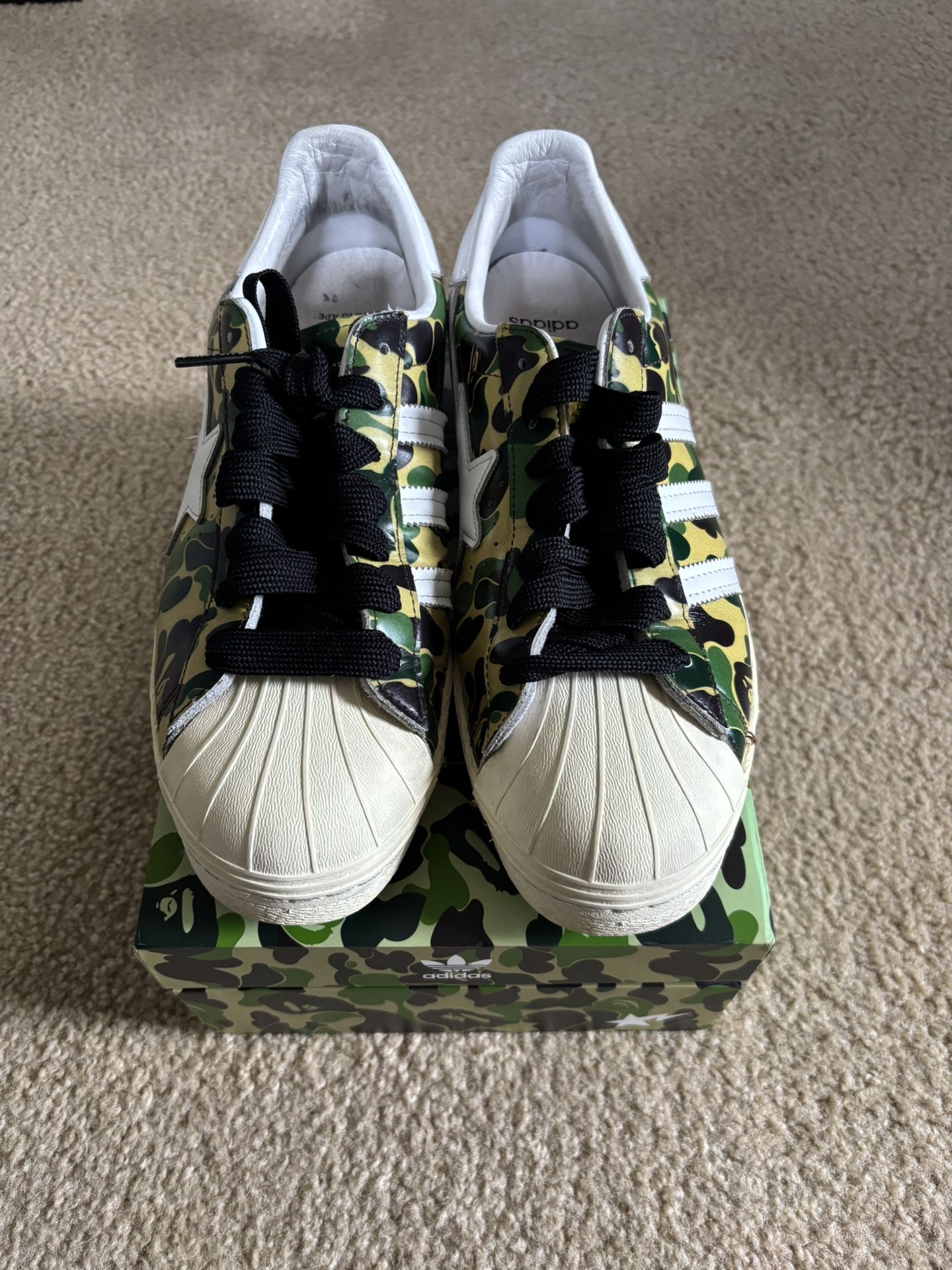 Bape Adidas Sz 10