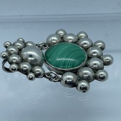 Lapis silver slider pendant