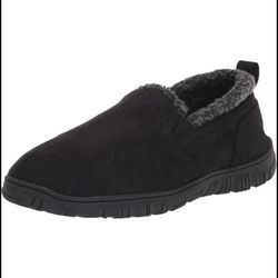 Men’s indoor and outdoor soft slipper  faux fur fleece