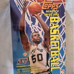 1996 97 Topps NBA Series 2 Sealed Box 36 Packs KOBE BRYANT RC