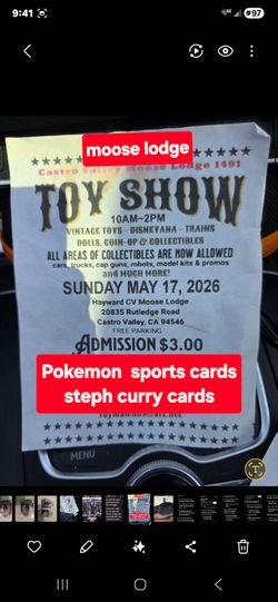 SPORTS CARD SHOW TOYS ☆ THIS SUNDAY AT MOOSE LODGE