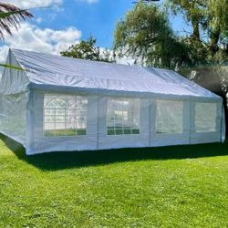 NEW! ONLY SALE! PARTY TENT  20′ x 30′ Polyethylene heavy duty tent/220gsm
