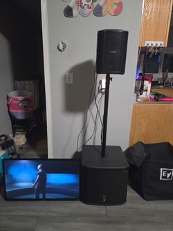 Bose S1 Pro+ & Electro voice ELX200 12SP Powered Subwoofer
