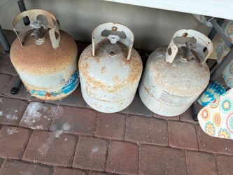 Propane gas tanks