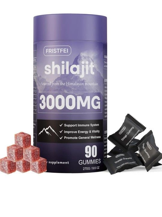 Pure Himalayan Shilajit Gummies for Men & Women - 100% Natural & Organic