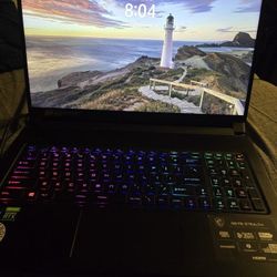 MSI GS76 Stealth 17.3" Laptop - RTX 3070 - Intel Core i9 - 32GB/1TB SSD - Black