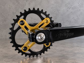 Blk & Gold Black Technique Crankset