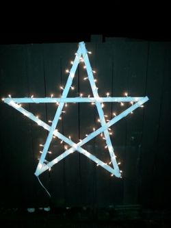 4 foot Rustic Christmas Star