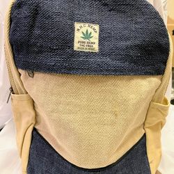   Brand: Rugmandu products  Handmade hemp backpack. Laptop slave/school/ Hiking 