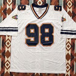 Vintage NFL Starter Super Bowl XXXIII Jersey Size 52 XL Loose Fit Made in Korea