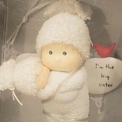 New Enesco Christmas I’m the Big Sister Ornament