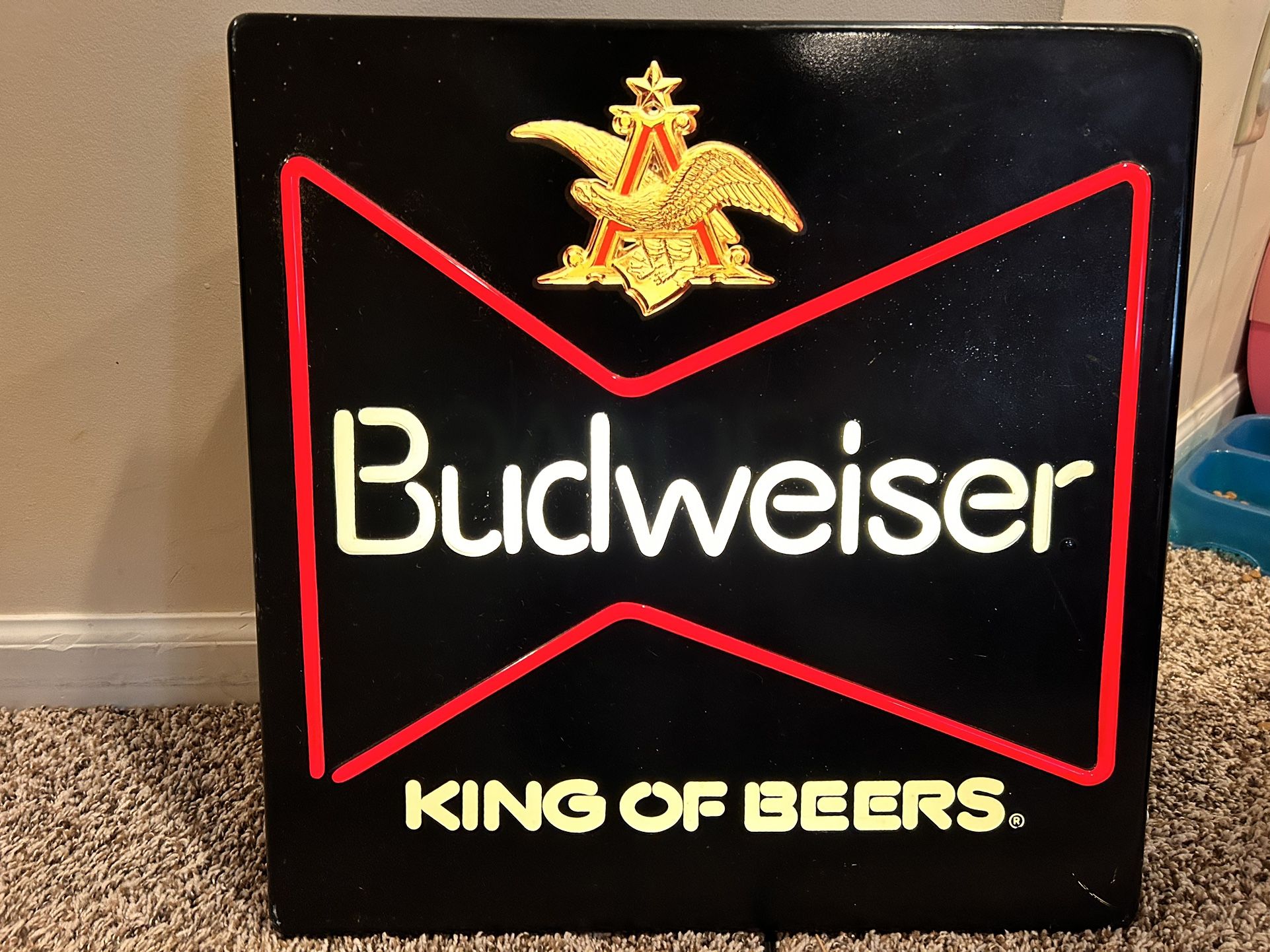 1981 Budweiser sign