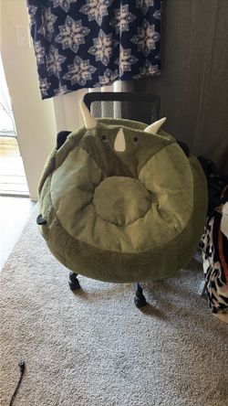 Kids Plush Triceratops Dinosaur Character Chair