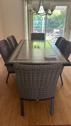 90% new house-specific long table set700💲