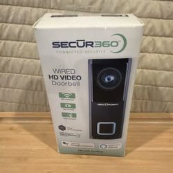 Secur 360  Wired HD Video Doorbell
