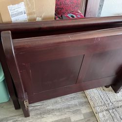 Twin full Sleigh Bed