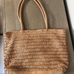 REDUCED  Fabulous Leather Tote Bag Purse 