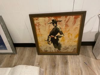 El Matador handpainted antique pitcher 