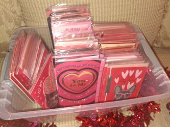Valentine's Greeting Cards..wrapped In Plastic Sleeve