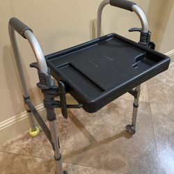 Senior/Elderly/Disabled Invacare Fold Up Walker with Tray