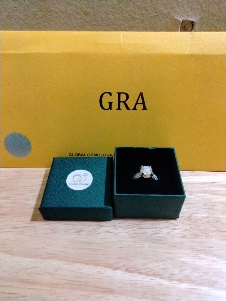Moissanite Engagement Ring