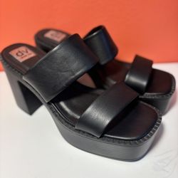 NEW WOMENS NEW DOLCE VITA ZILLEE PLATFORM CHUNKY HEEL SANDAL 8.5