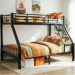 Twin XL over Queen Bunkbed, new, still in box.