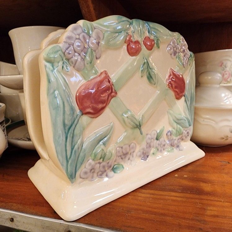 Pfaltzgraff Garden Party Napkin Holder