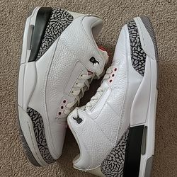 Air Jordan Retro 3 2011 "Cement " Size 12 Men 9/10 Condition