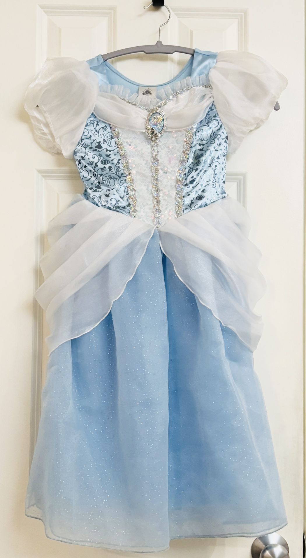 7 Disney Princess Dresses With Shoes (Size 5T)