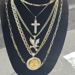 Oro Laminado De 14k / Gold Plated 14k Jewelry 