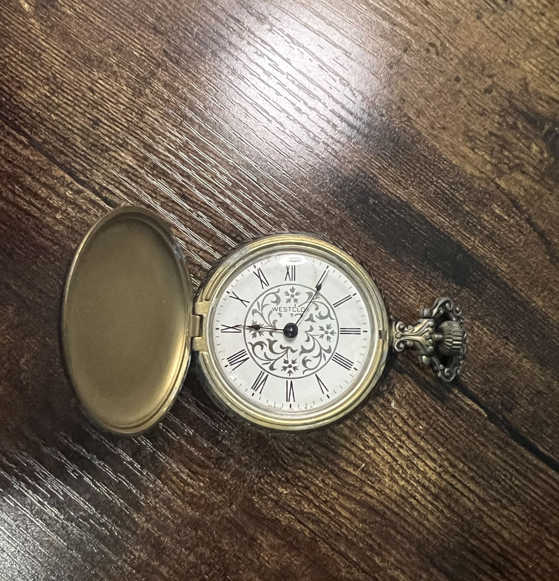 Vintage Westclox Hunting Pocket Watch