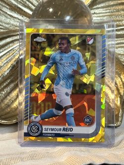Seymour Reid 2025 Topps Chrome MLS Sapphire Gold /50 #169 NYCFC Rookie